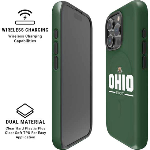 Ohio University Ohio Bobcats Logo iPhone 16 Pro Magsafe Impact Case